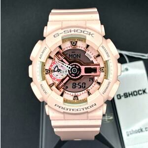 Casio G-Shock GMA-S110MP-4A1 Pink Analog Digital Women’s Watch NIBWT